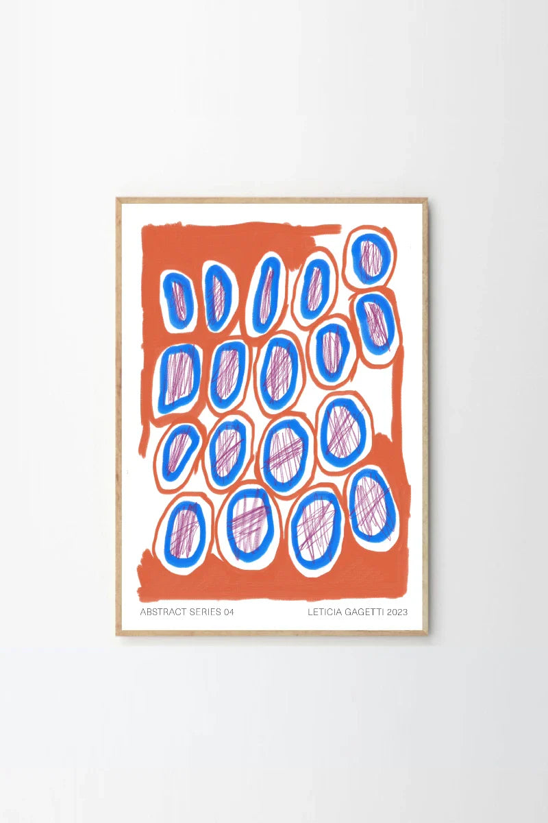 'Abstract Series 04' wall art poster by Leticia Gagetti
