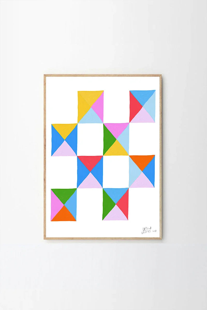 ‘Estudios Geométricos 03' wall art print by Leticia Gagetti