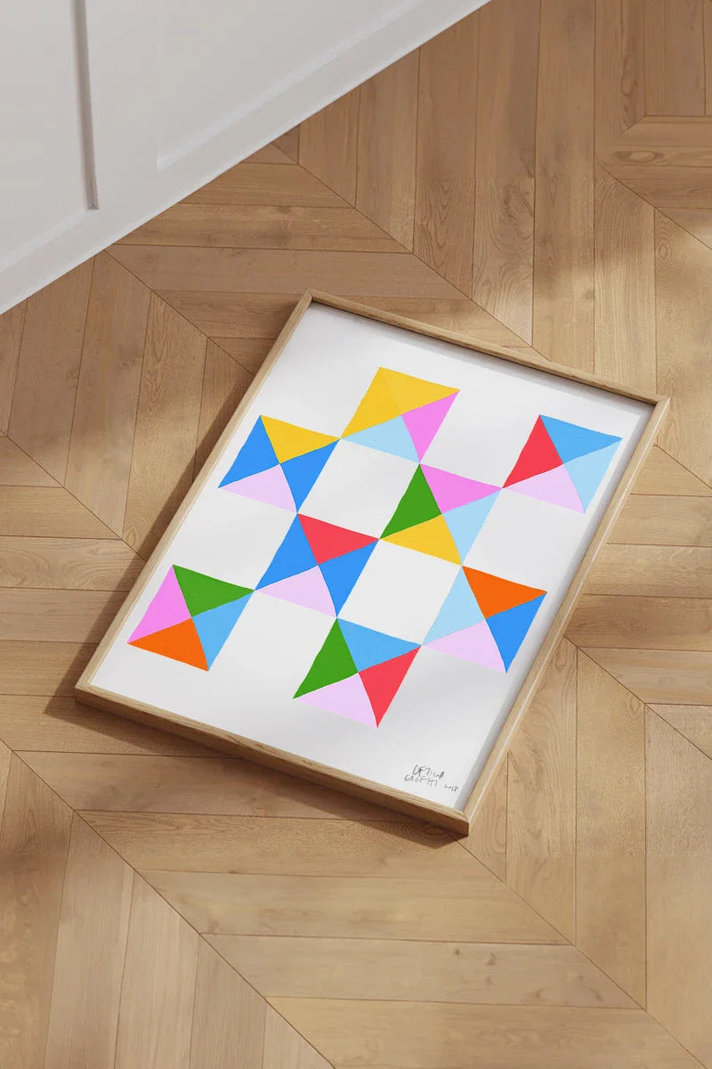 ‘Estudios Geométricos 03' fine art poster by Leticia Gagetti