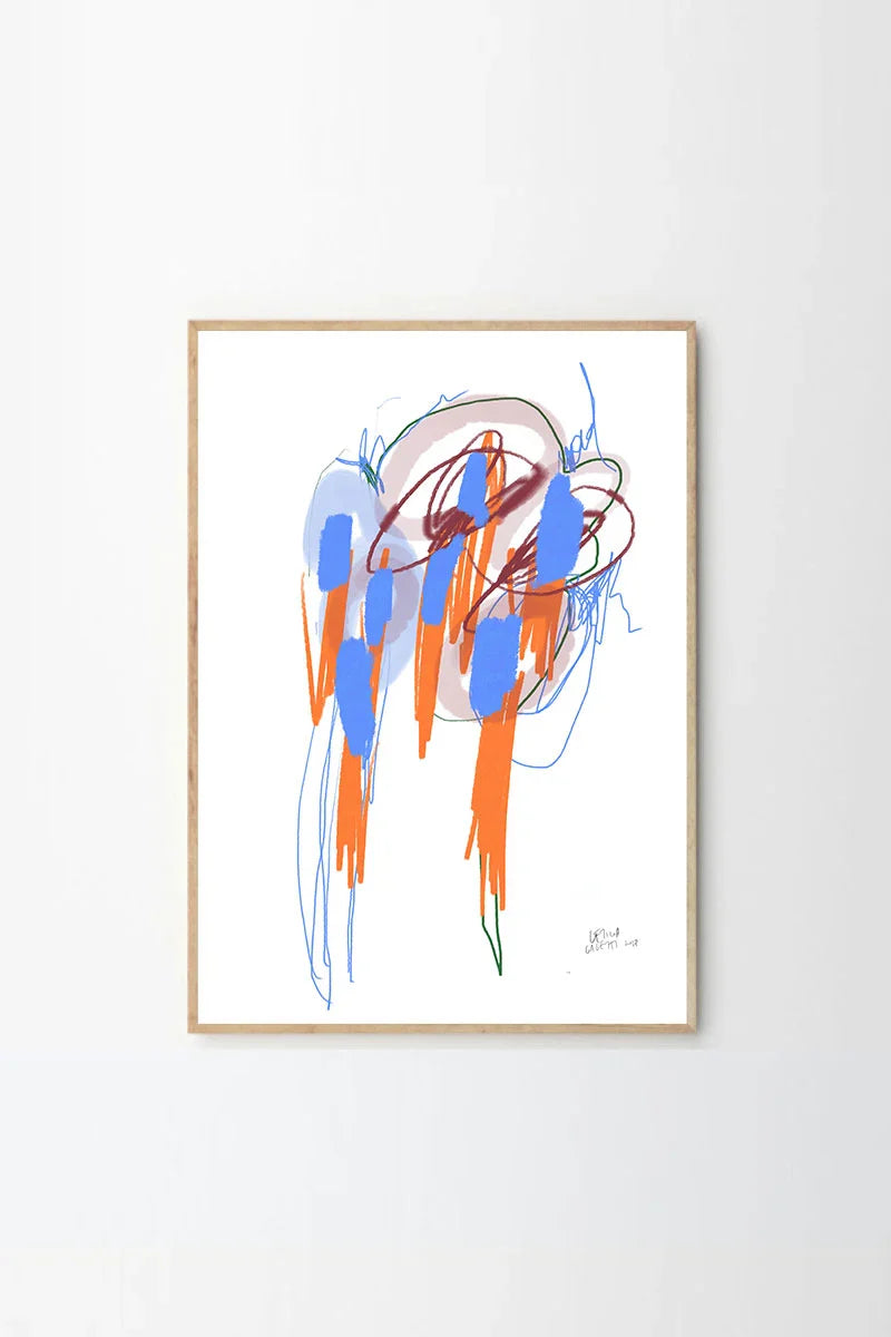 ‘Flores y Vino’ giclée print by Leticia Gagetti