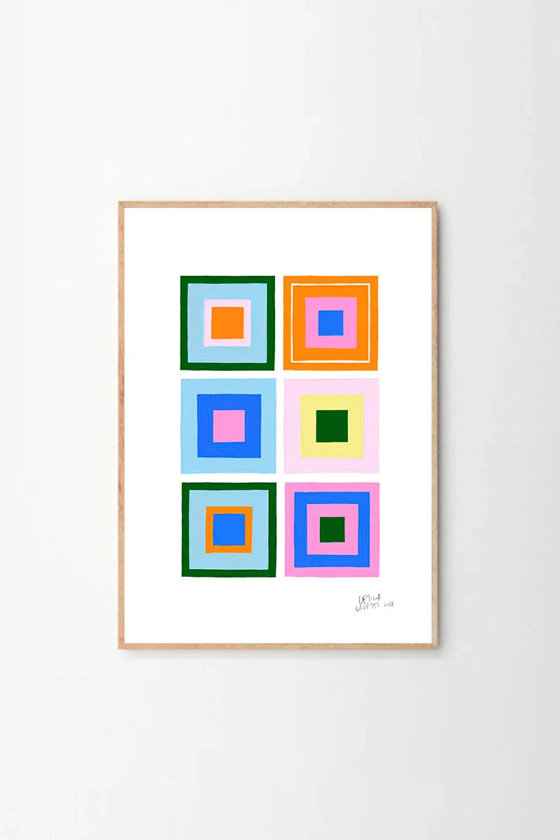 ‘Estudios Geométricos 07' fine art print by Leticia Gagetti
