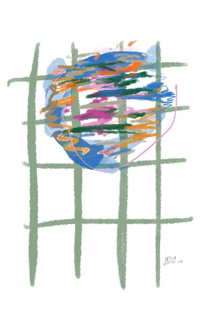 'Lágrima Sobre el Mantel' giclée fine art print by Leticia Gagetti