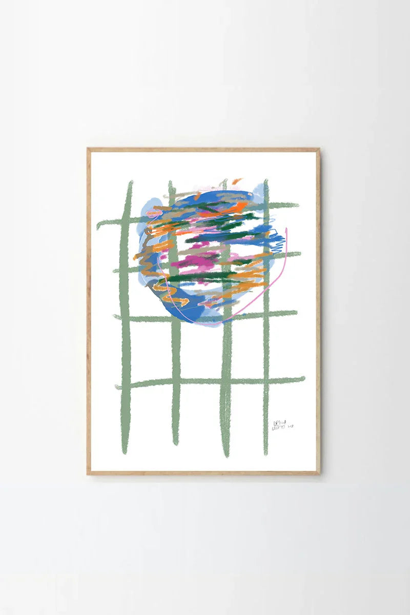 'Lágrima Sobre el Mantel' giclée art print by Leticia Gagetti