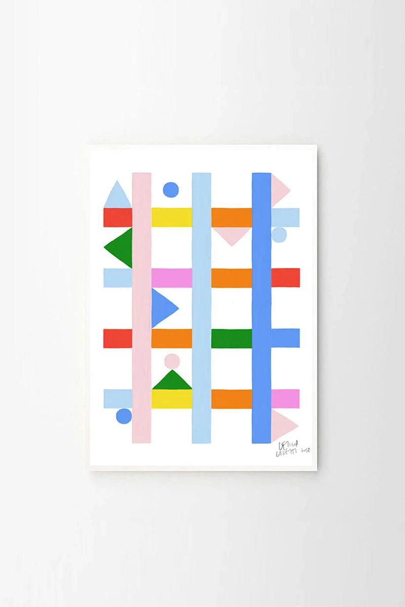 ‘Estudios Geométricos 05' contemporary art print by Leticia Gagetti